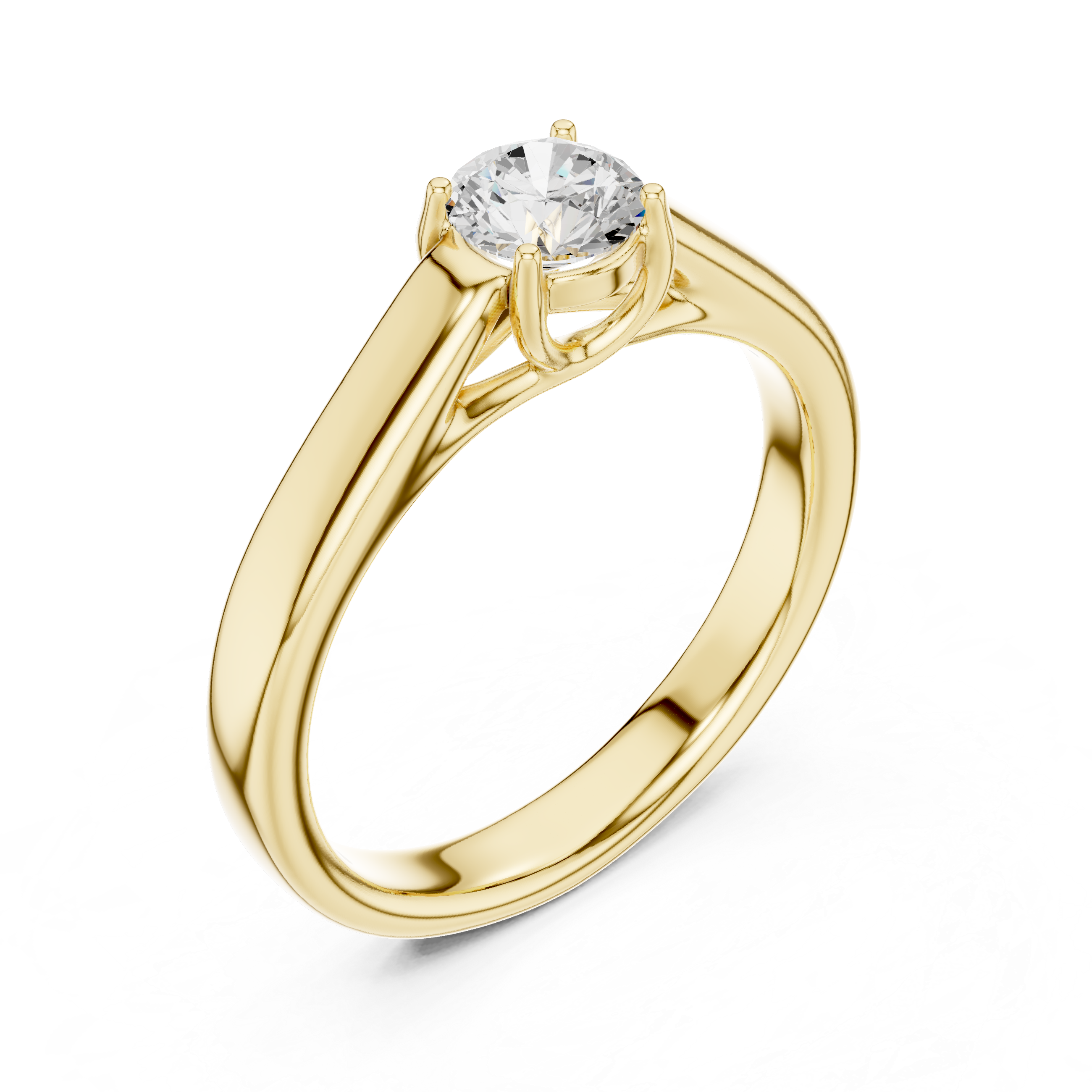 Solitaire Wedding Engagement Ring For Womens
