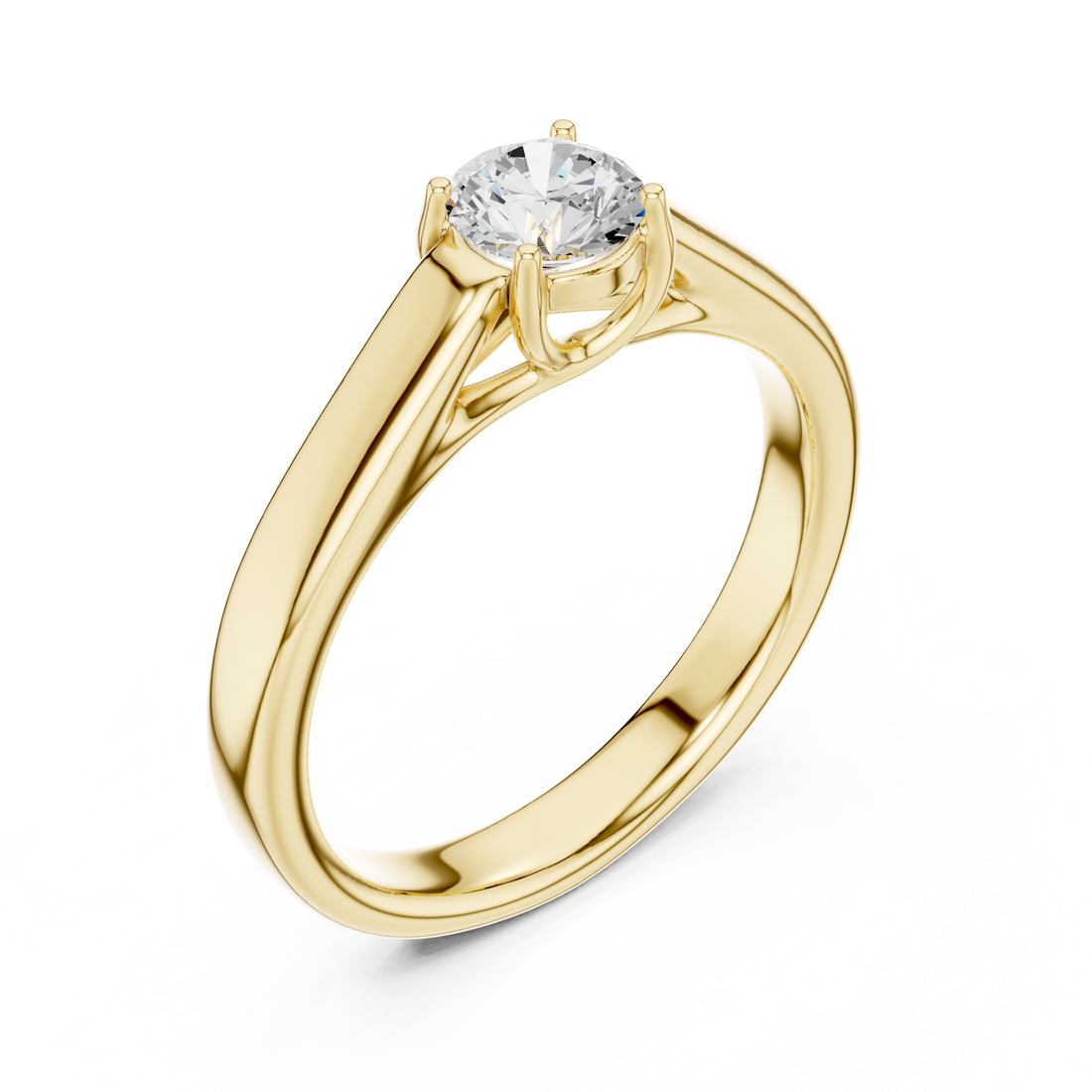 Solitaire Wedding Engagement Ring For Womens