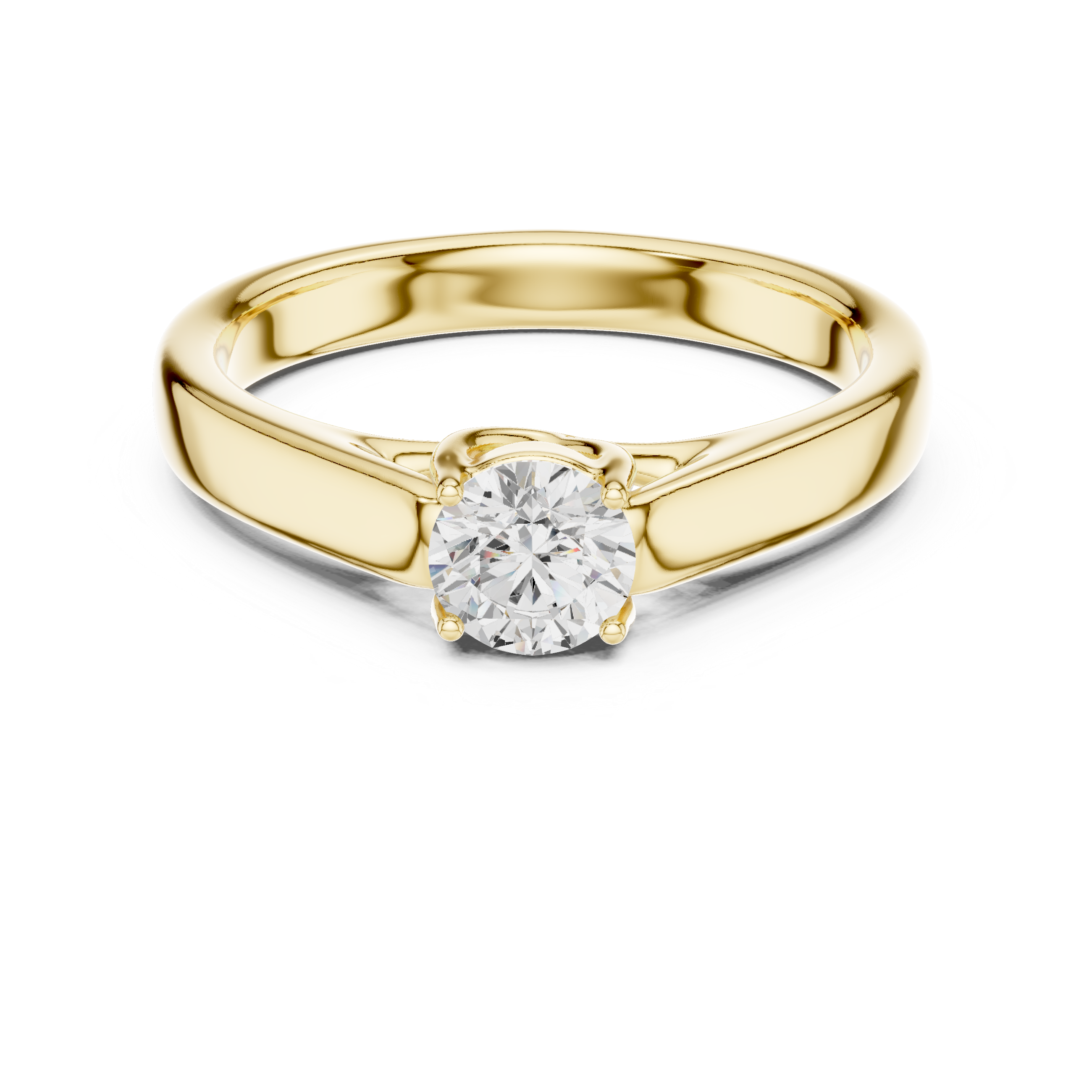 Solitaire Wedding Engagement Ring For Womens