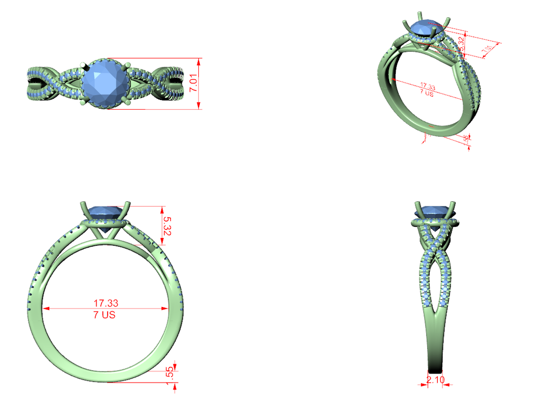 Artistic Twisted Shank Halo Diamond Ring with Elegant Finish