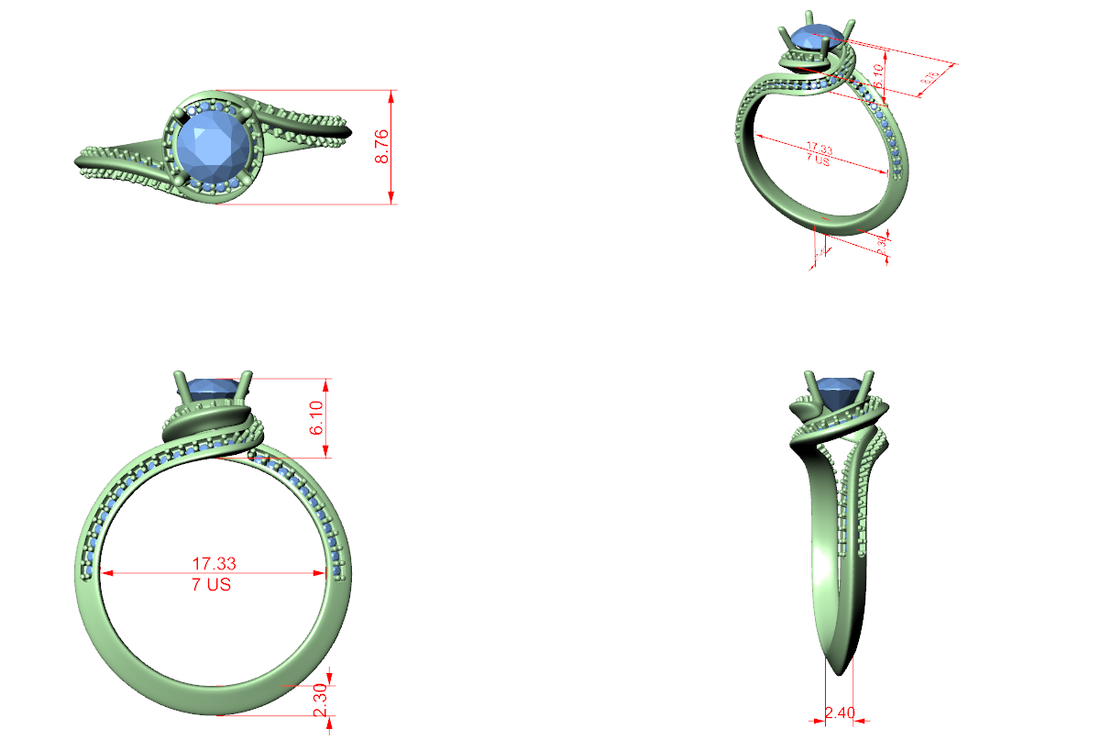 Trendy Twist Halo Diamond Ring with Open Bypass Design