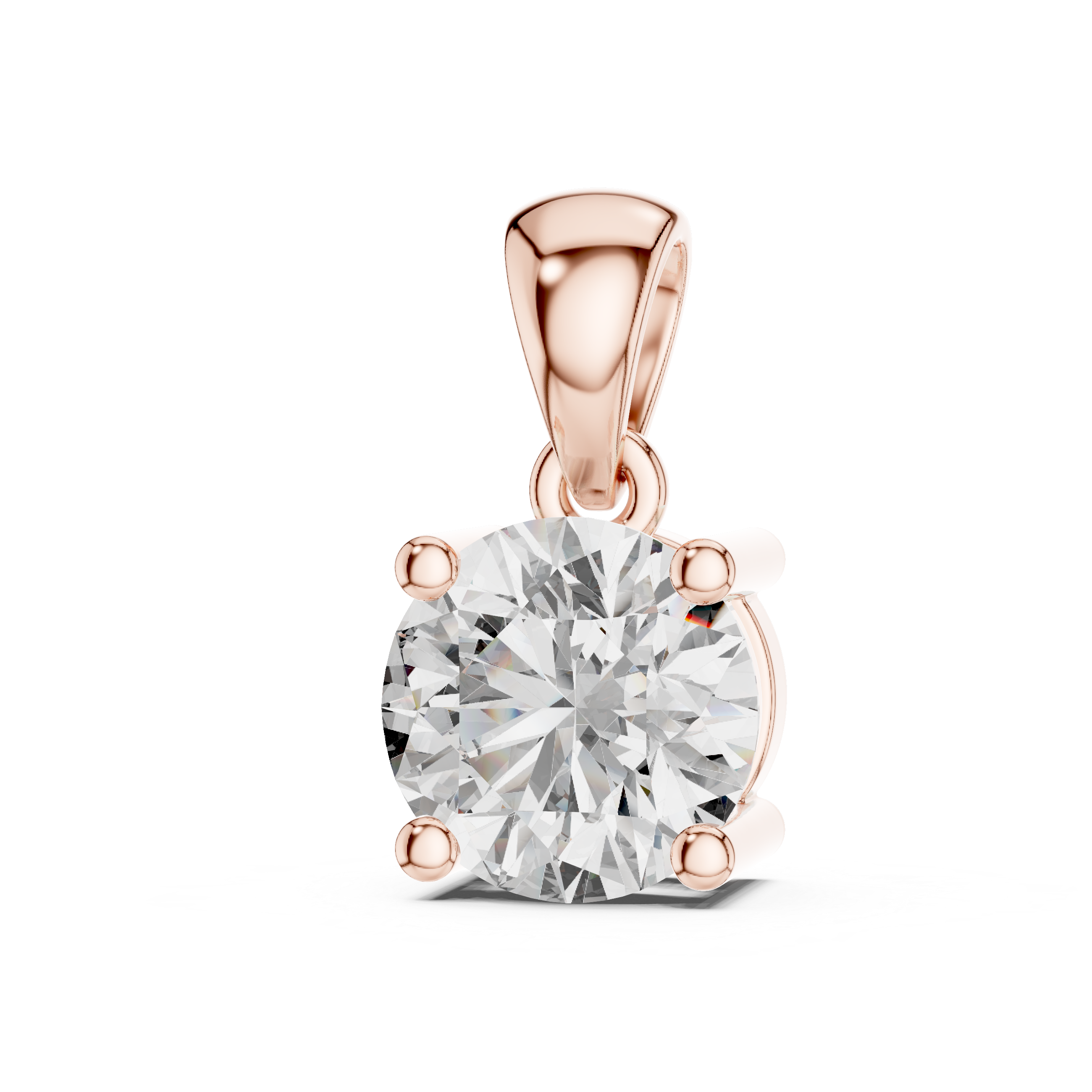 Daily Wear Solitaire Diamond Pendant | Minimal Necklace