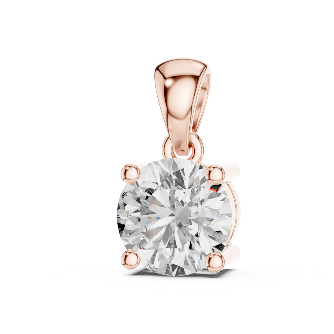 Daily Wear Solitaire Diamond Pendant | Minimal Necklace