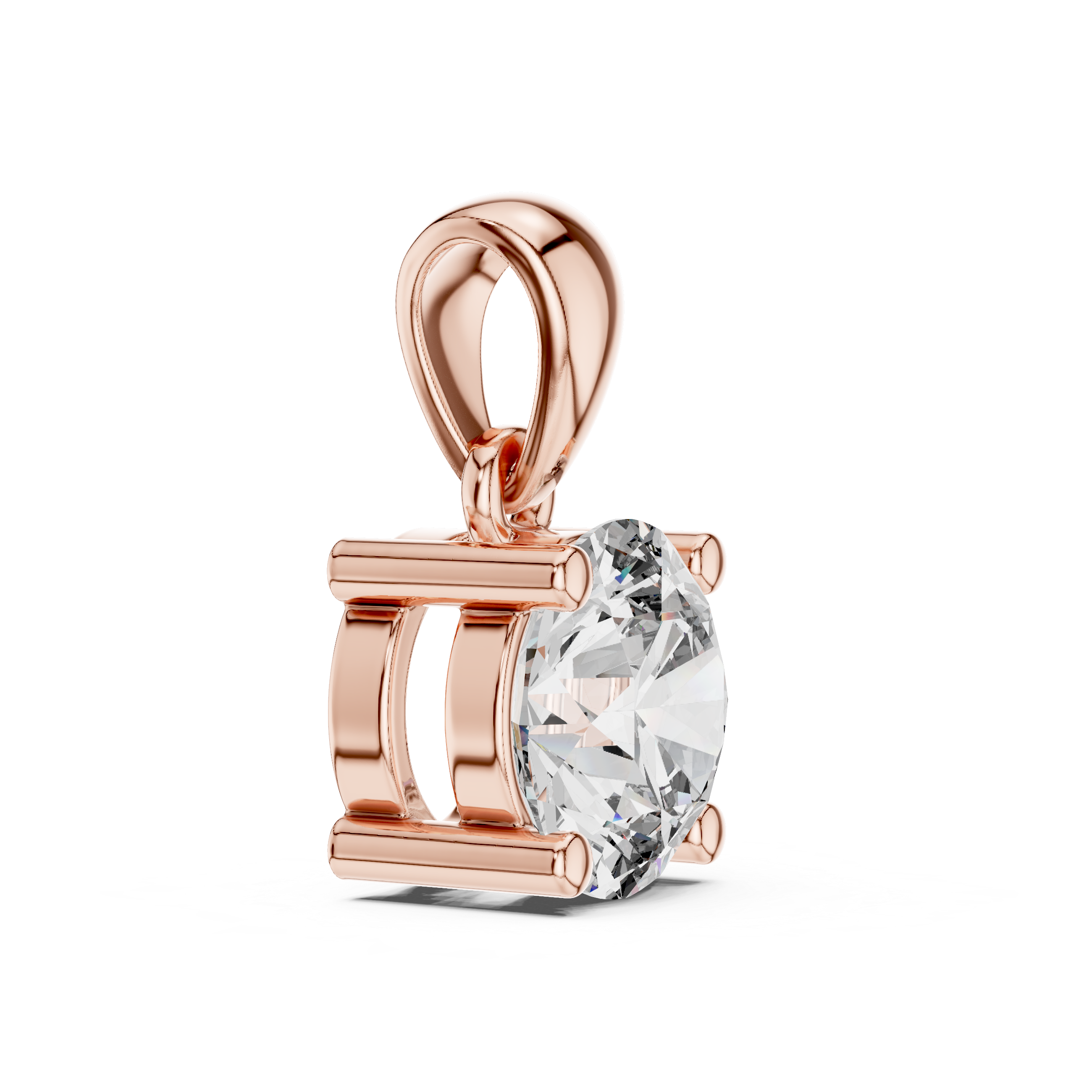 Daily Wear Solitaire Diamond Pendant | Minimal Necklace
