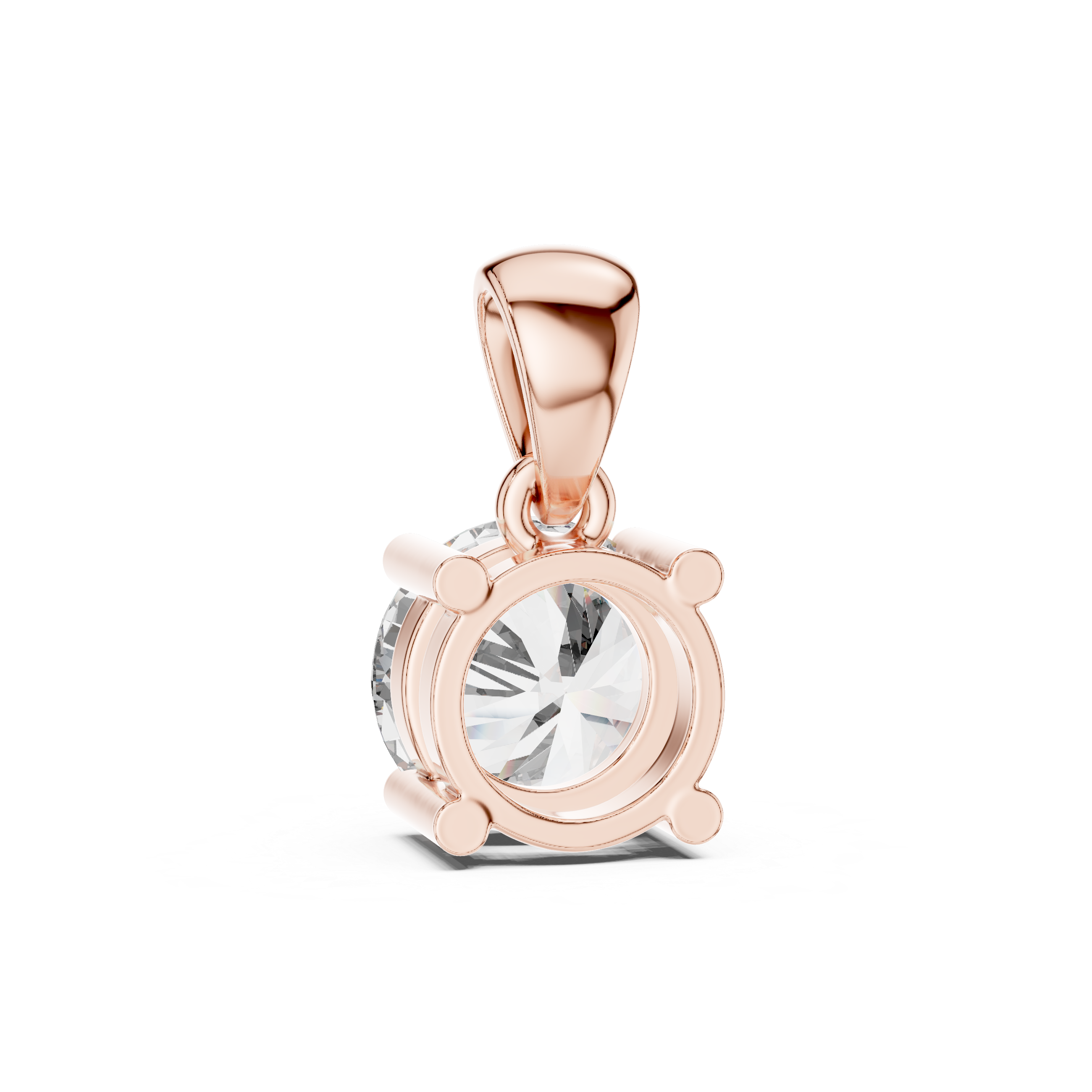 Daily Wear Solitaire Diamond Pendant | Minimal Necklace