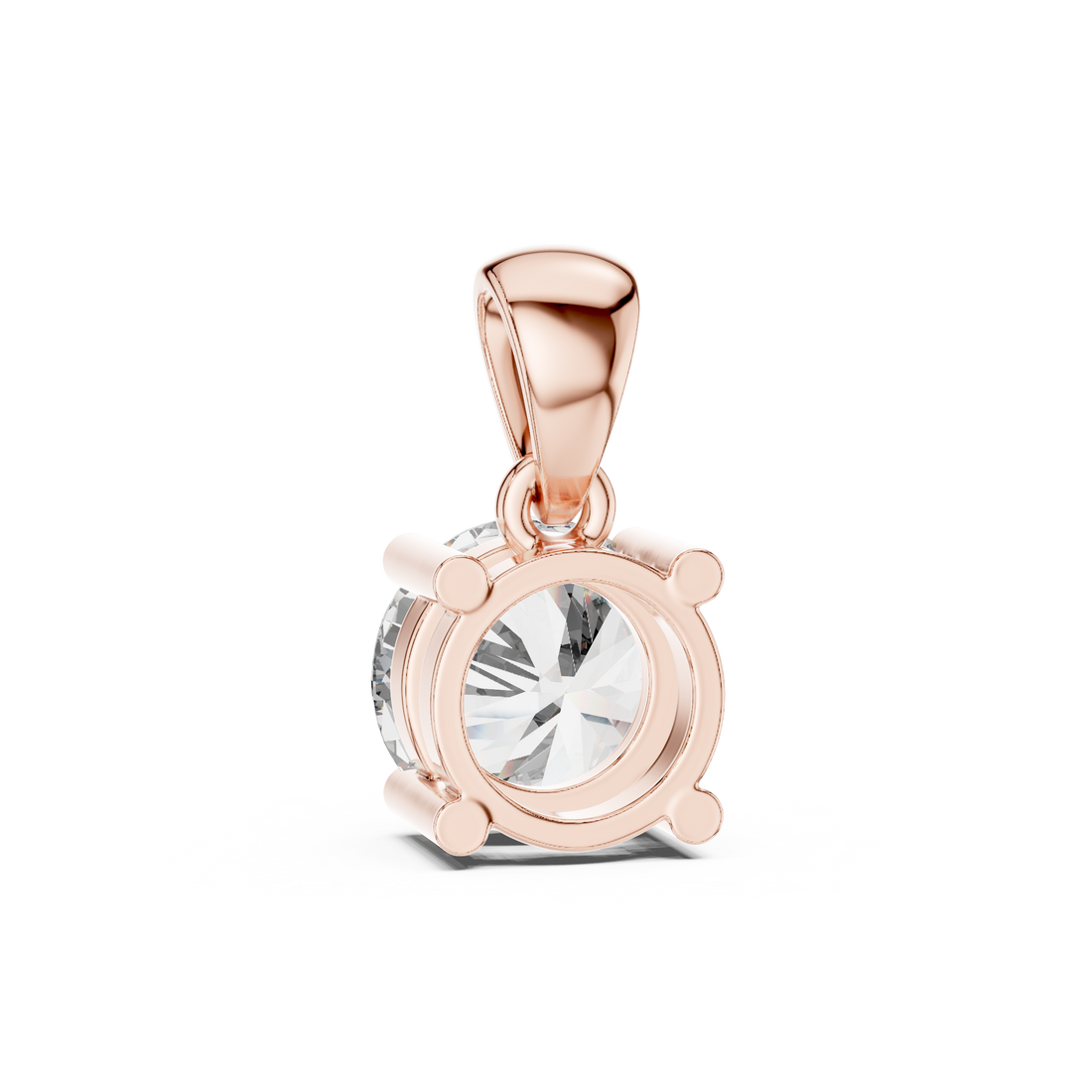 Daily Wear Solitaire Diamond Pendant | Minimal Necklace