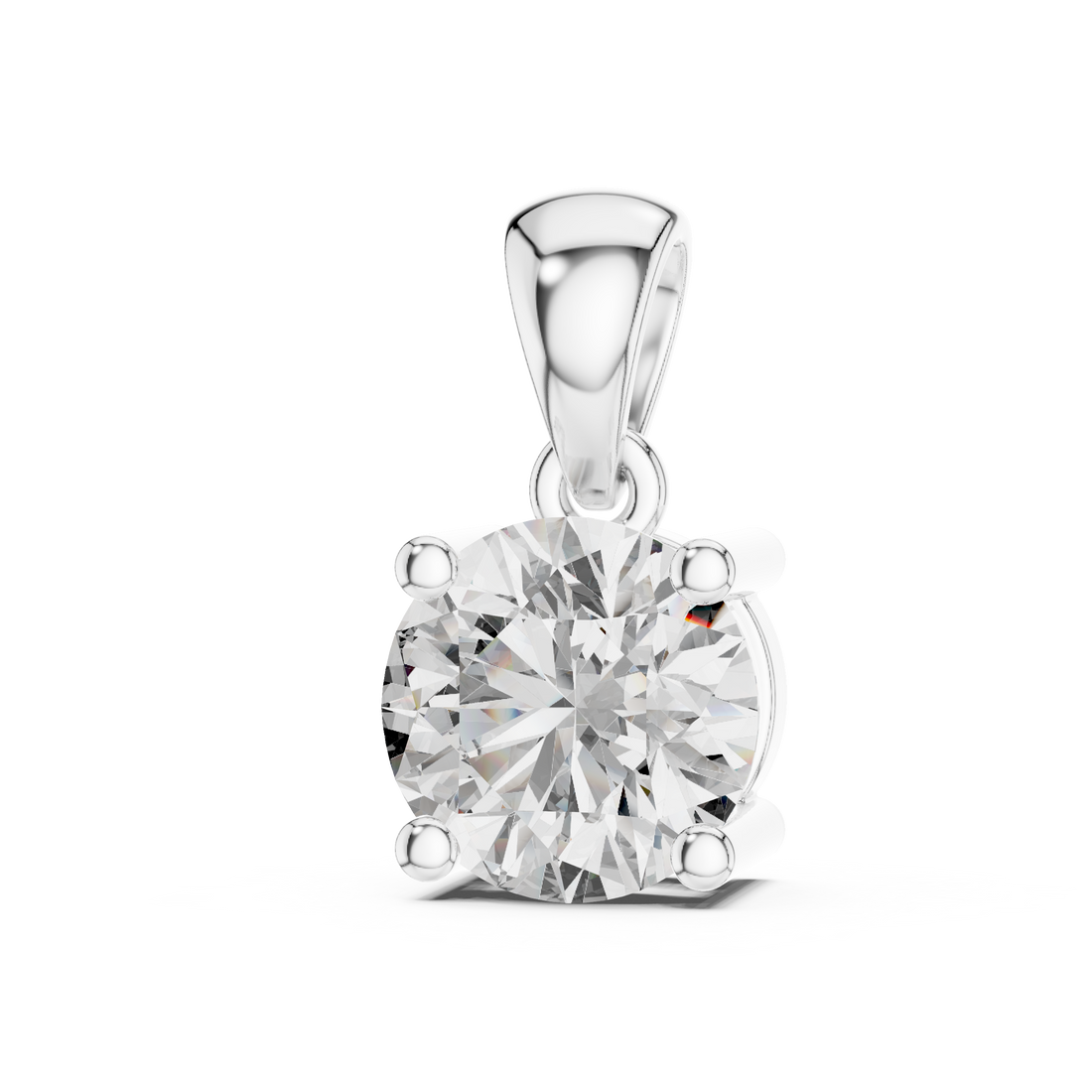 Daily Wear Solitaire Diamond Pendant | Minimal Necklace