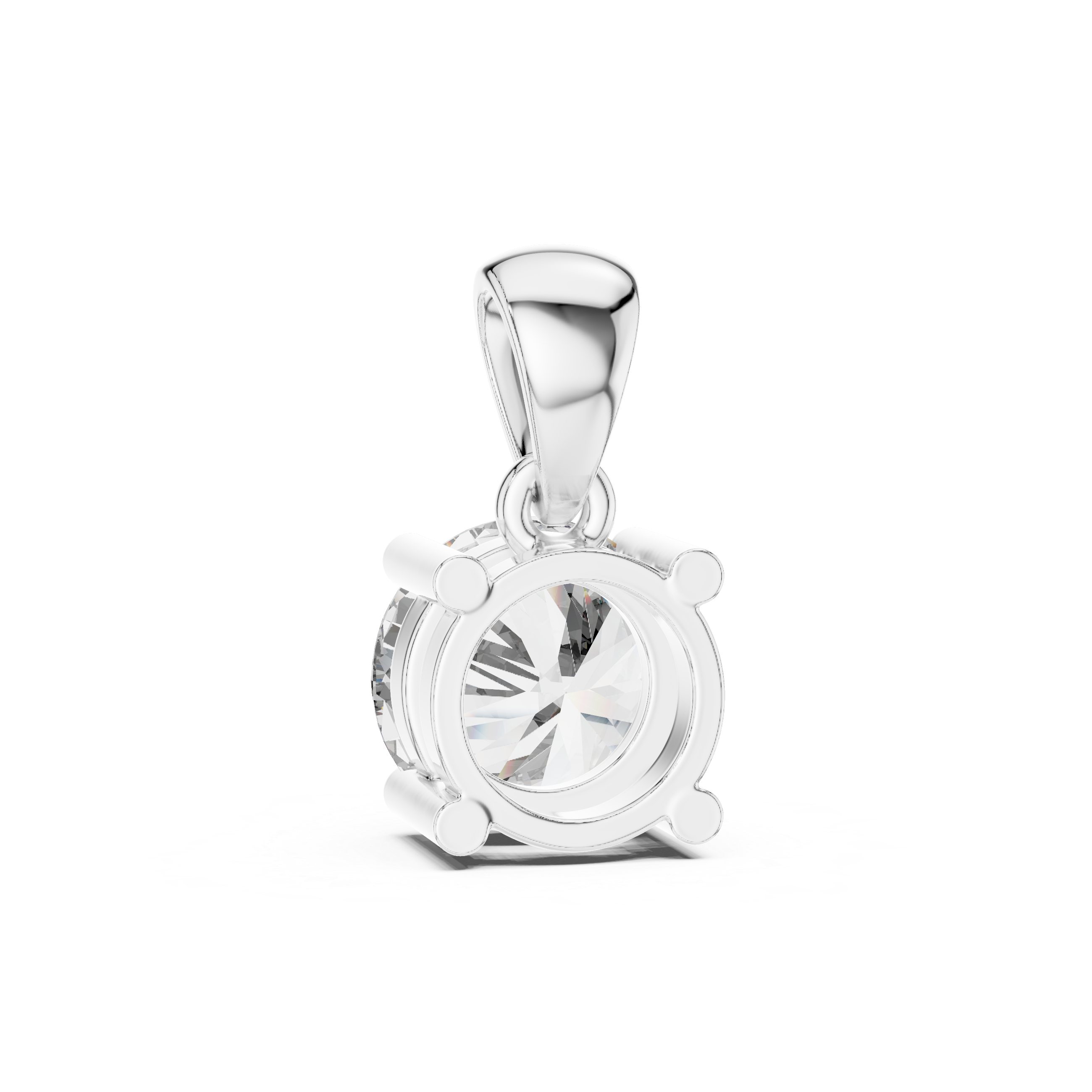 Daily Wear Solitaire Diamond Pendant | Minimal Necklace