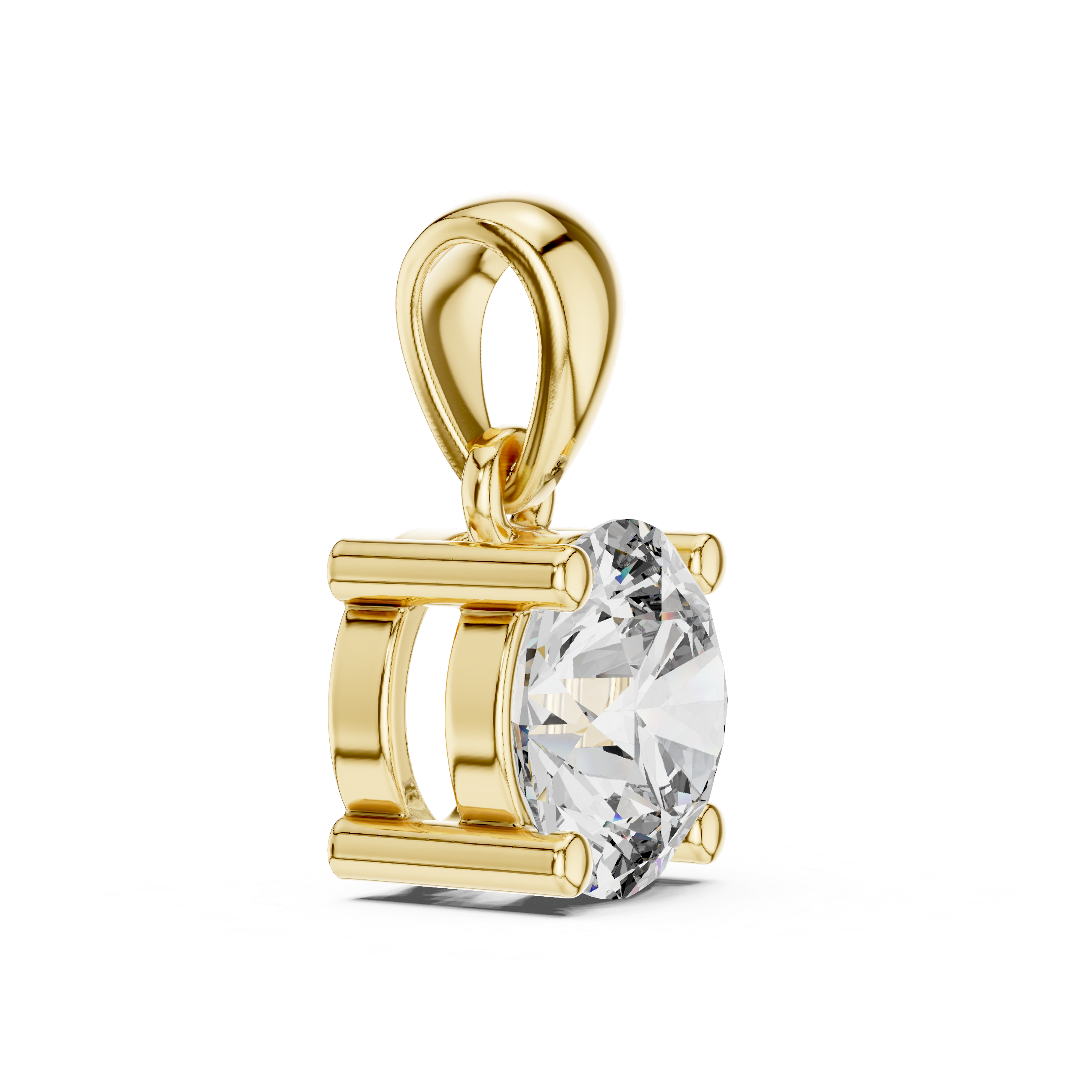 Daily Wear Solitaire Diamond Pendant | Minimal Necklace