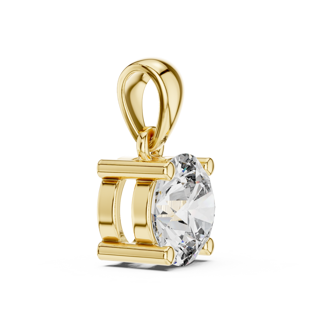 Daily Wear Solitaire Diamond Pendant | Minimal Necklace