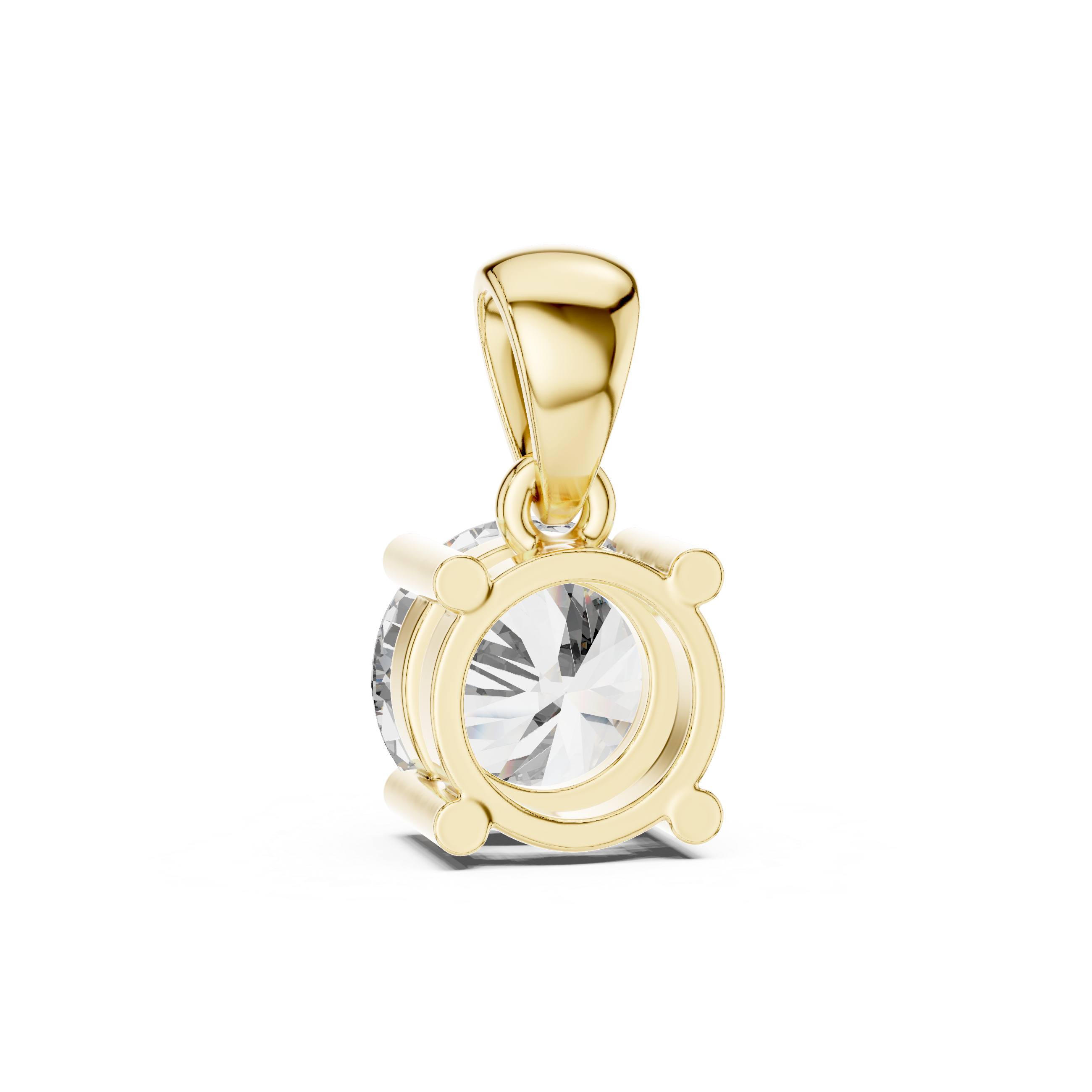 Daily Wear Solitaire Diamond Pendant | Minimal Necklace