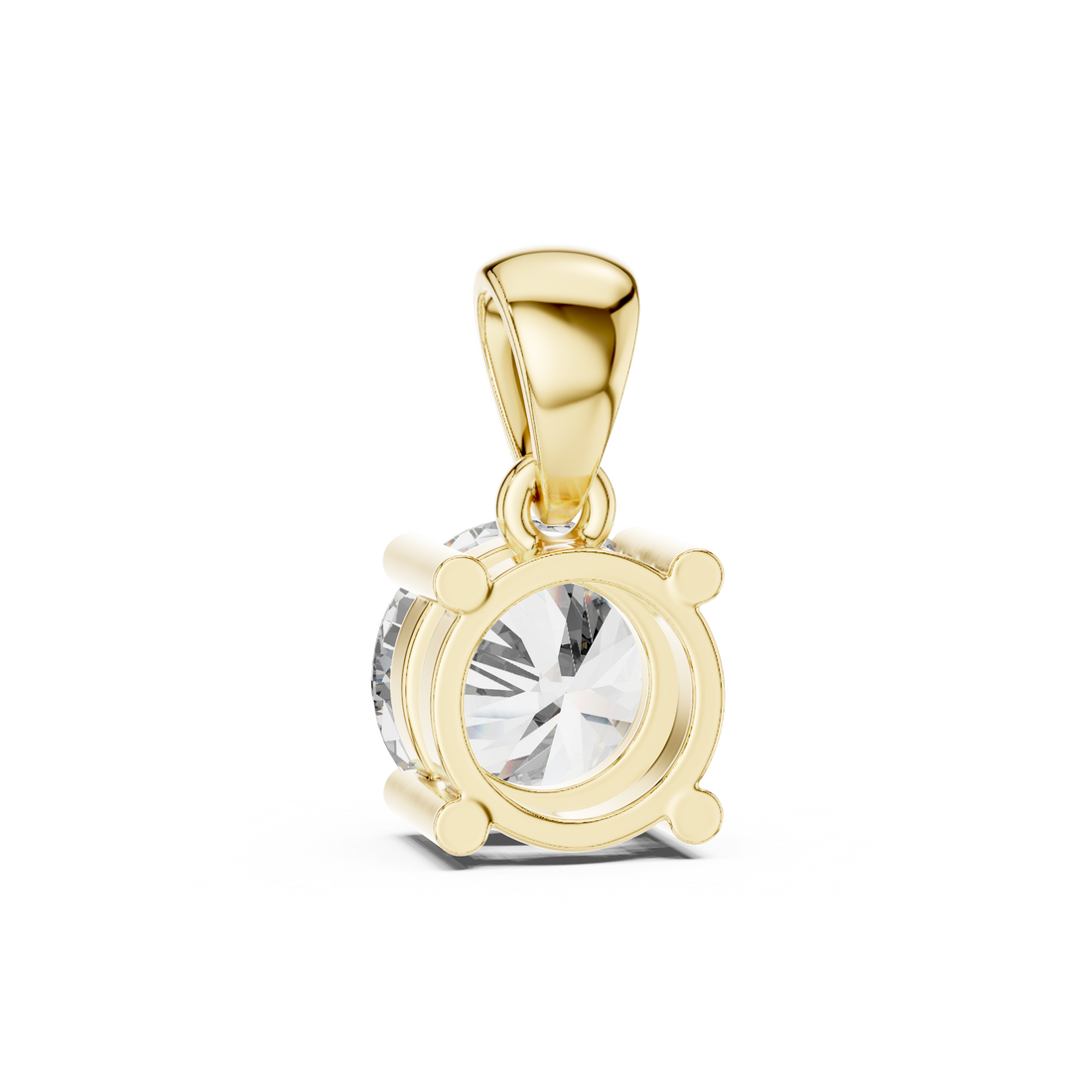 Daily Wear Solitaire Diamond Pendant | Minimal Necklace