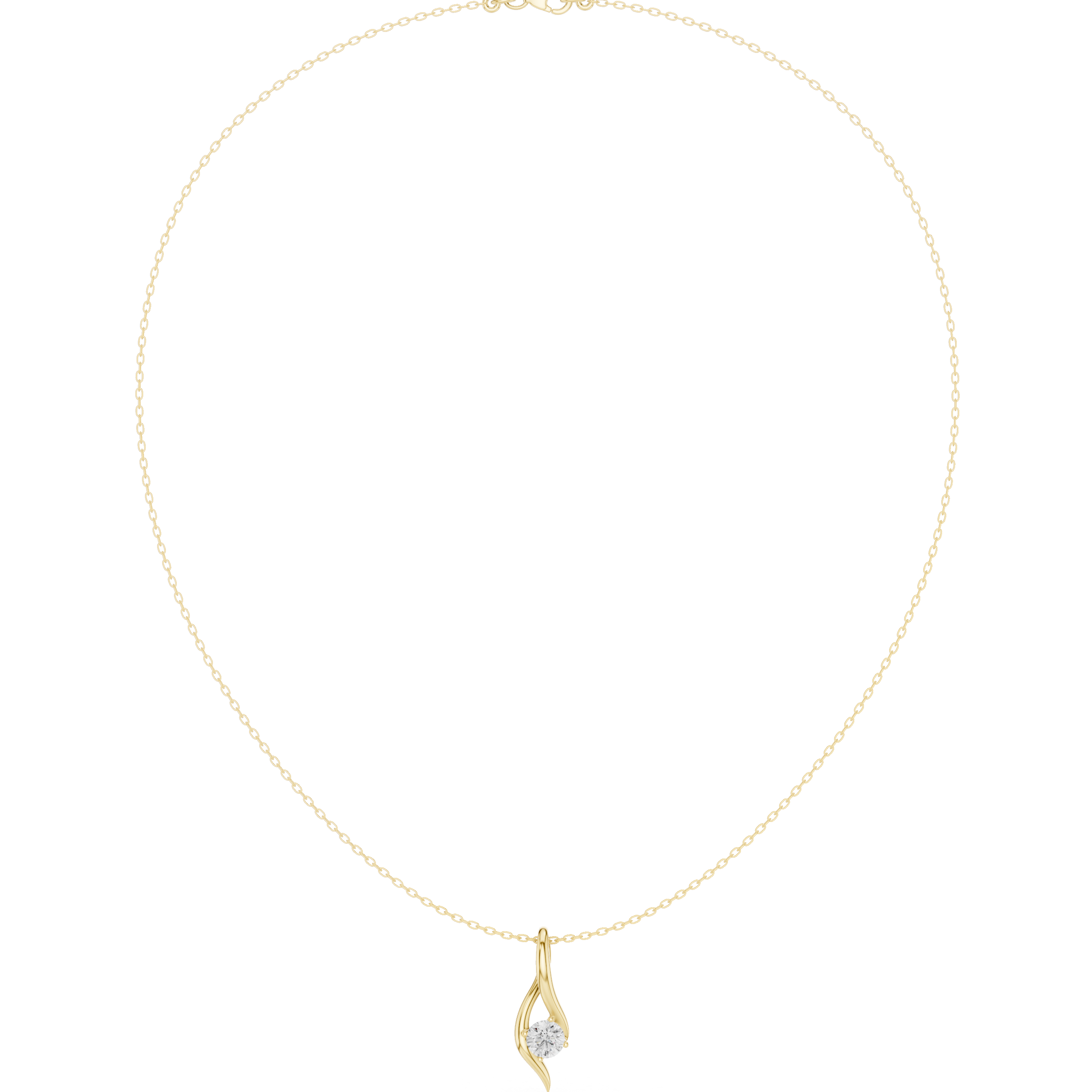 Minimalist Rose Gold Diamond Charm Necklace for Women, Elegant Leaf Motif Bridal Jewelry, Fine Necklace Gift