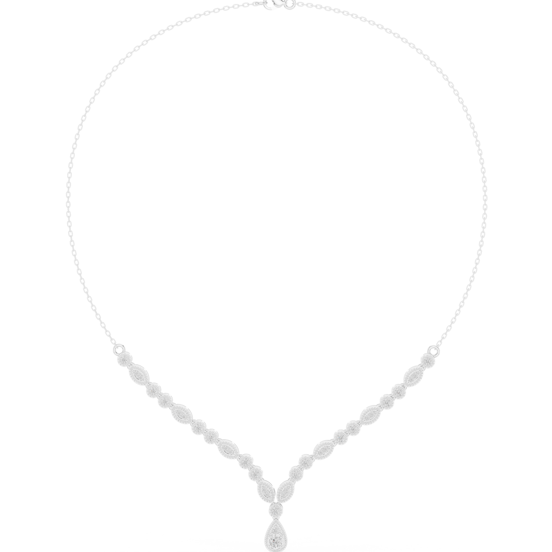 Dainty Rose Gold Diamond Pendant Necklace with Minimal Charm Design Luxury Jewelry