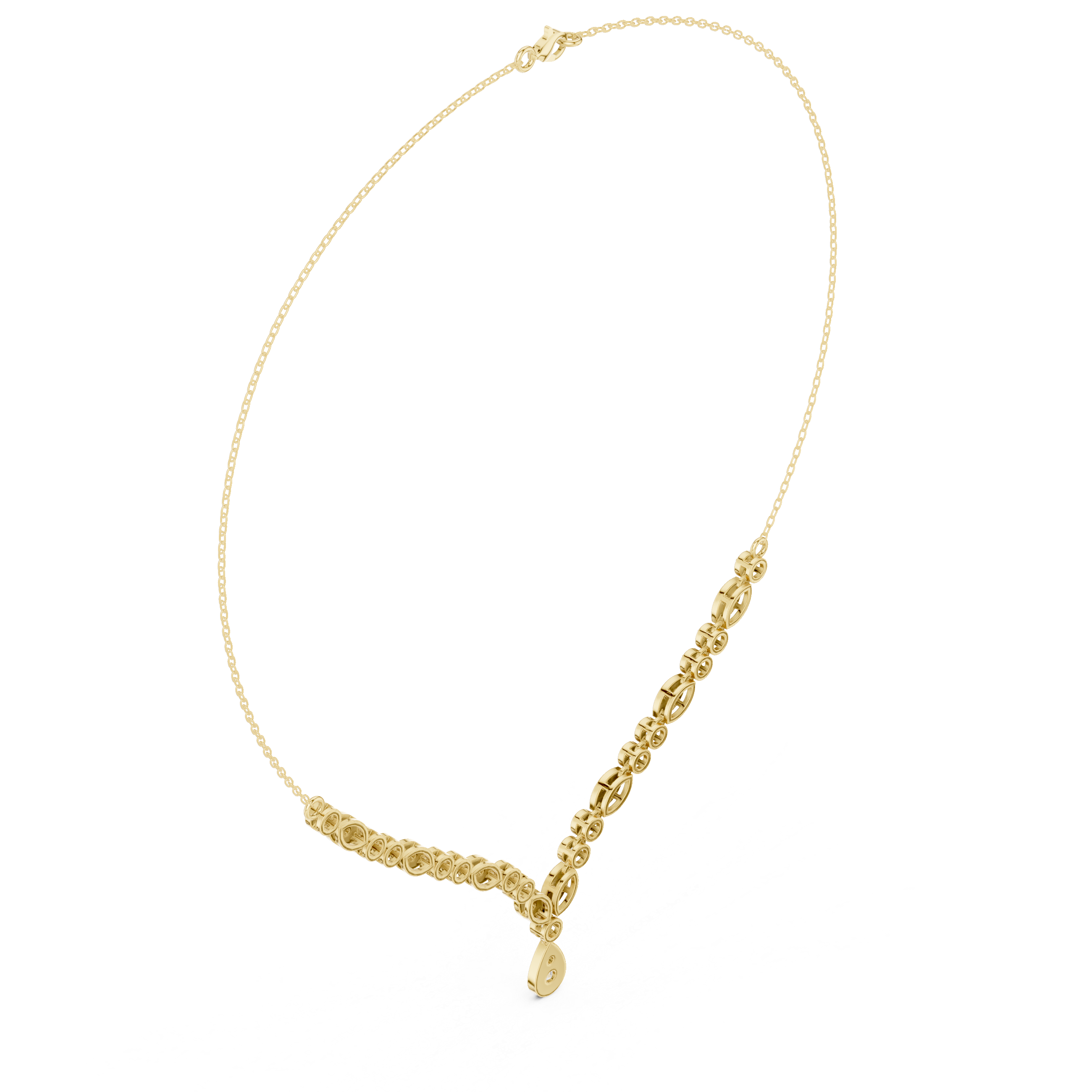 Dainty Rose Gold Diamond Pendant Necklace with Minimal Charm Design Luxury Jewelry