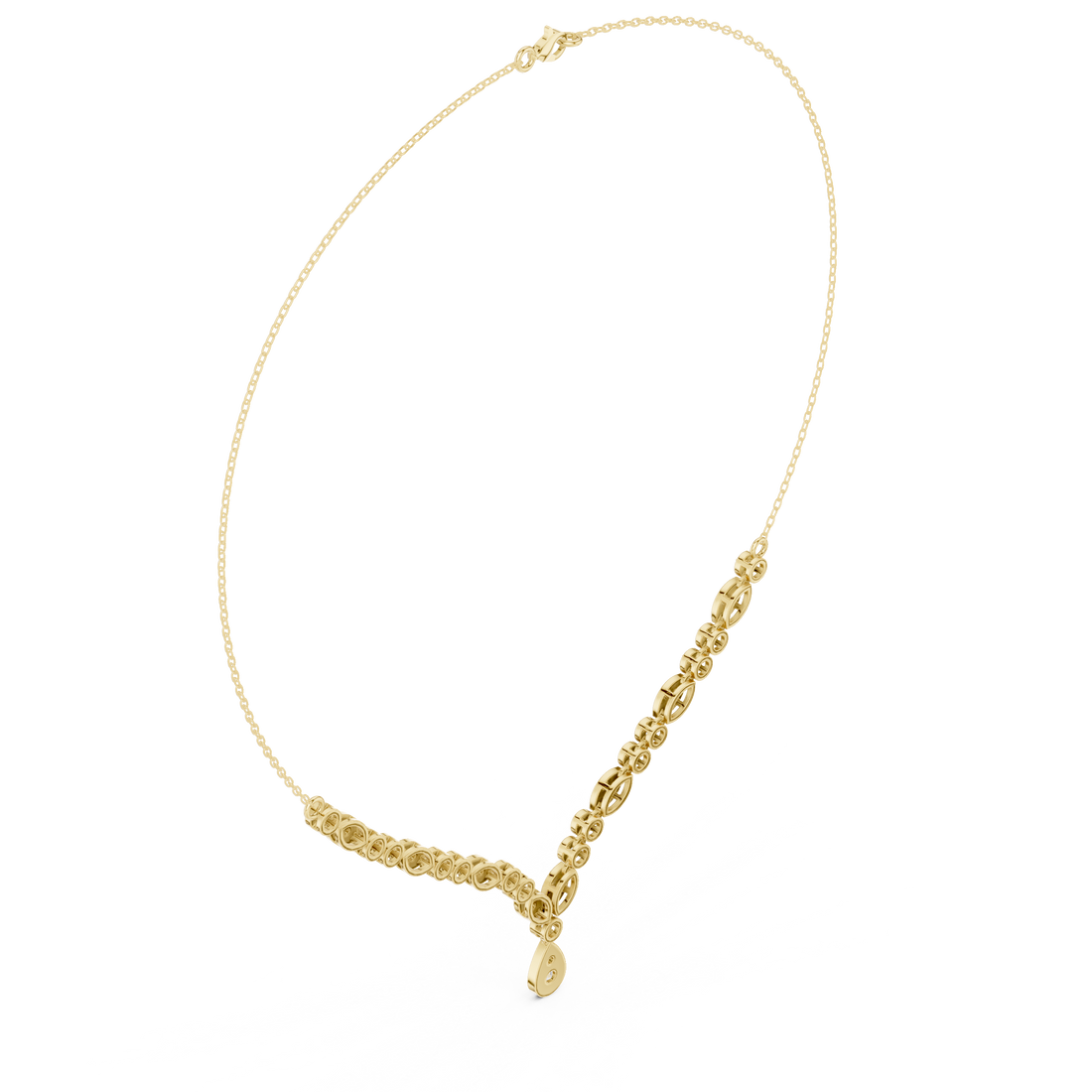 Dainty Rose Gold Diamond Pendant Necklace with Minimal Charm Design Luxury Jewelry