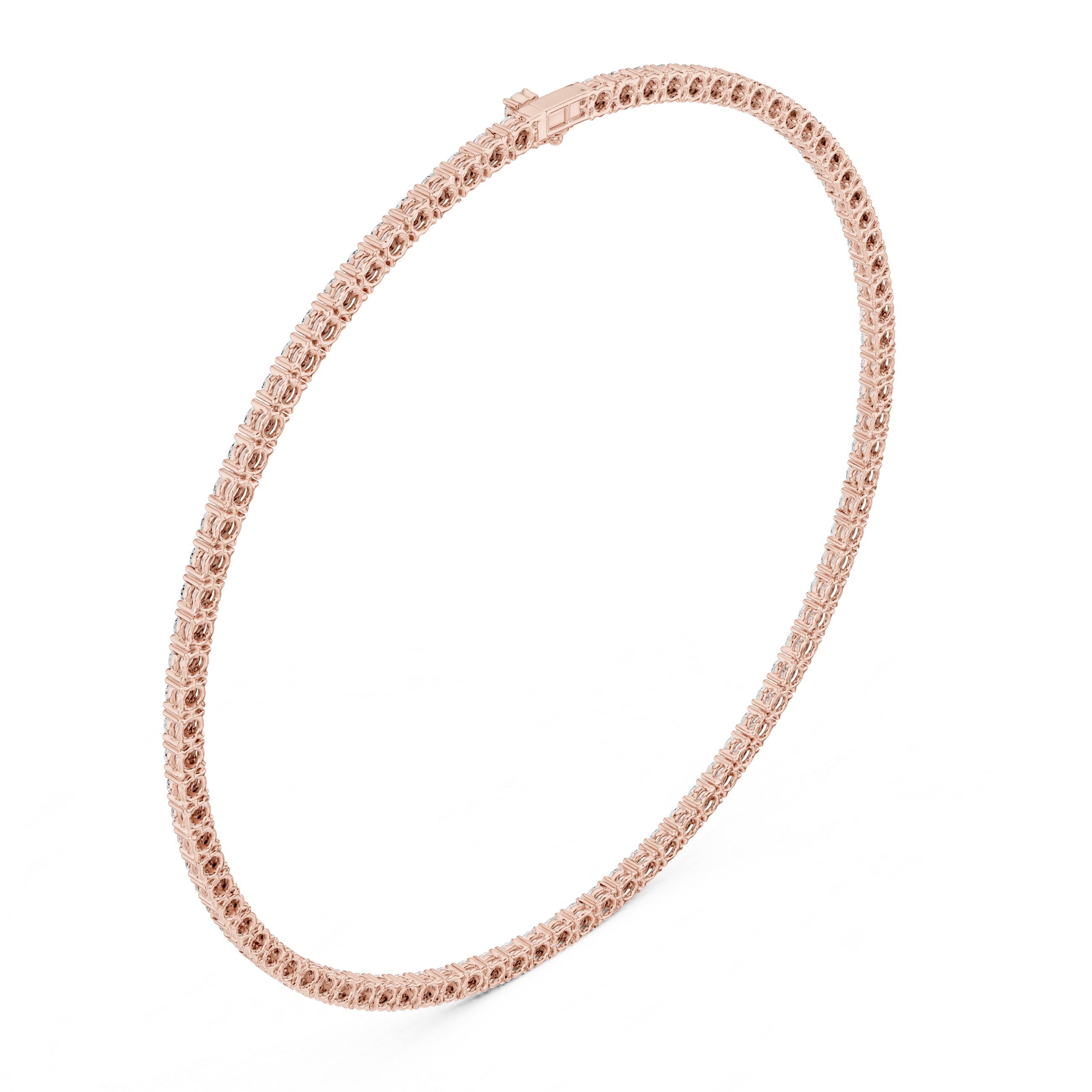 Women’s Luxury Diamond Tennis Necklace in White Gold Timeless Fine Jewelry Collection