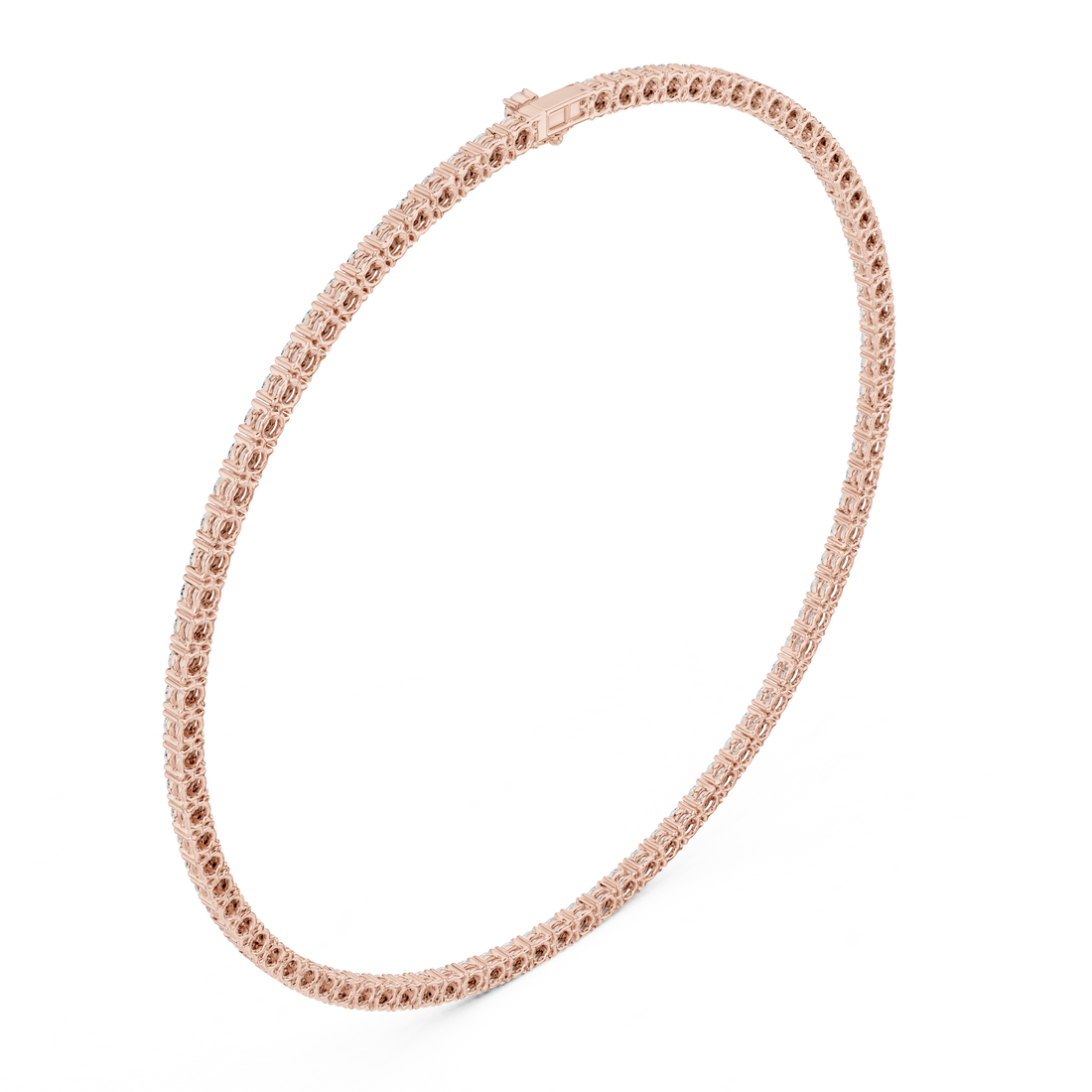 Women’s Luxury Diamond Tennis Necklace in White Gold Timeless Fine Jewelry Collection