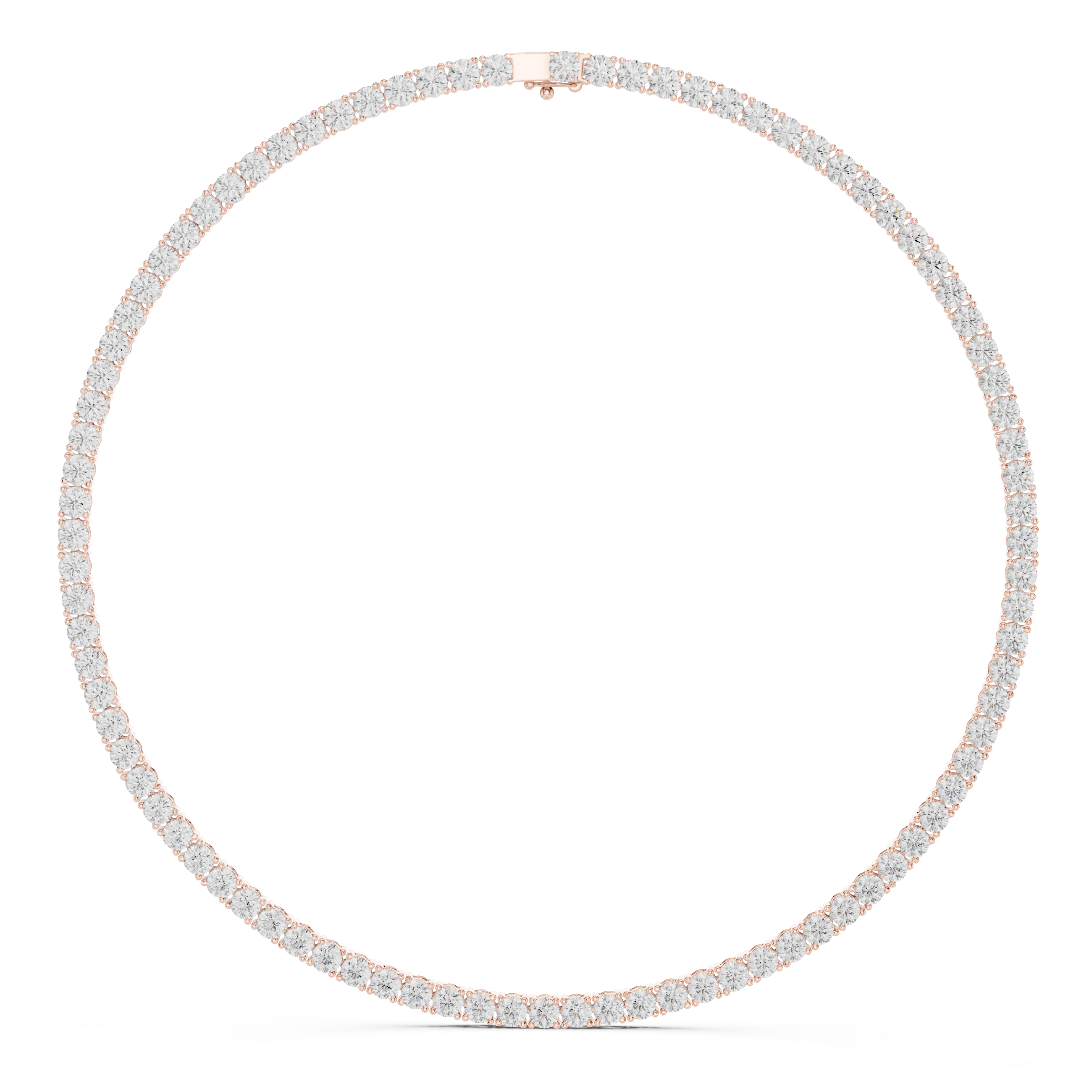 Women’s Luxury Diamond Tennis Necklace in White Gold Timeless Fine Jewelry Collection