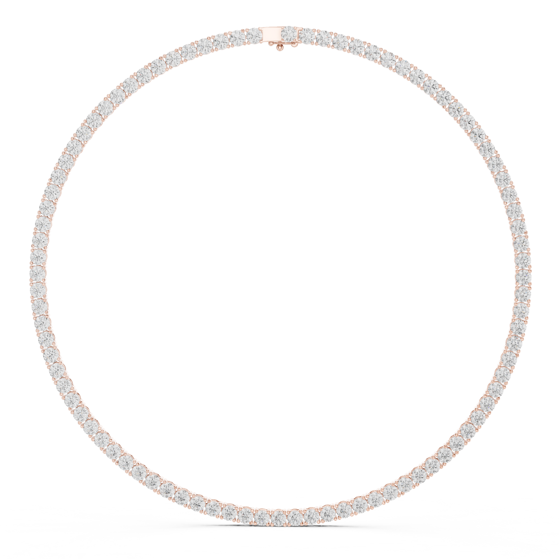 Women’s Luxury Diamond Tennis Necklace in White Gold Timeless Fine Jewelry Collection