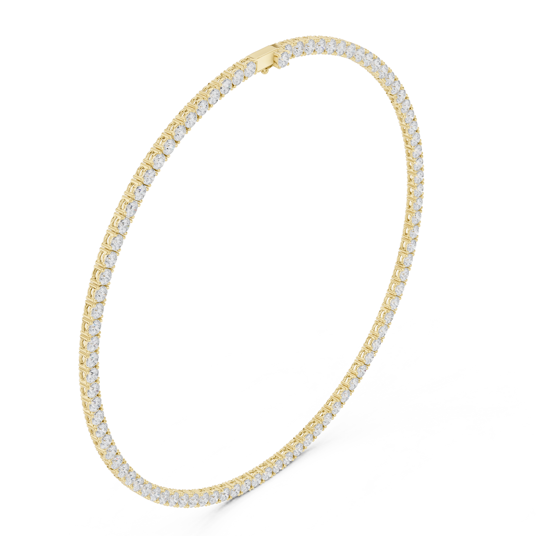 Women’s Luxury Diamond Tennis Necklace in White Gold Timeless Fine Jewelry Collection