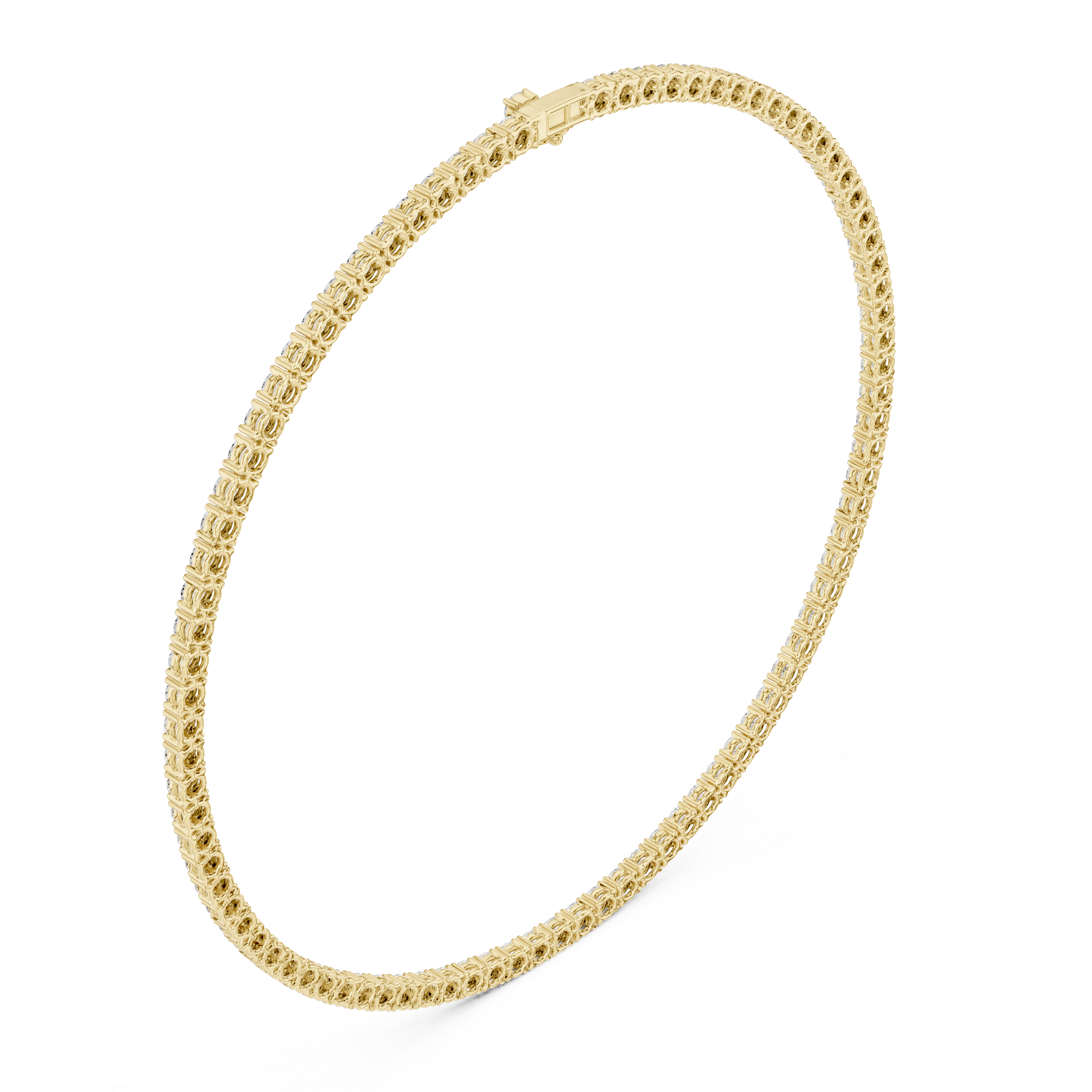 Women’s Luxury Diamond Tennis Necklace in White Gold Timeless Fine Jewelry Collection