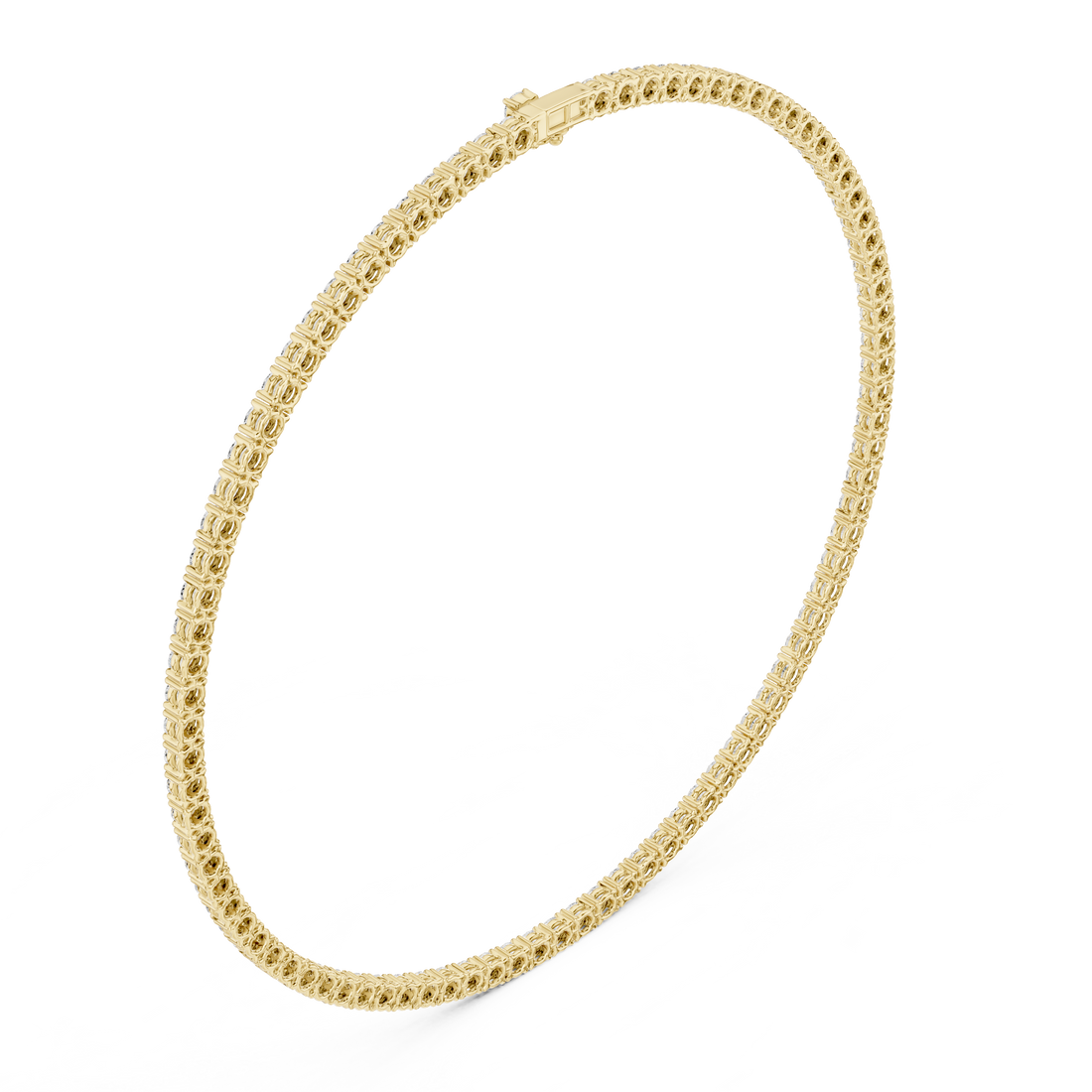 Women’s Luxury Diamond Tennis Necklace in White Gold Timeless Fine Jewelry Collection