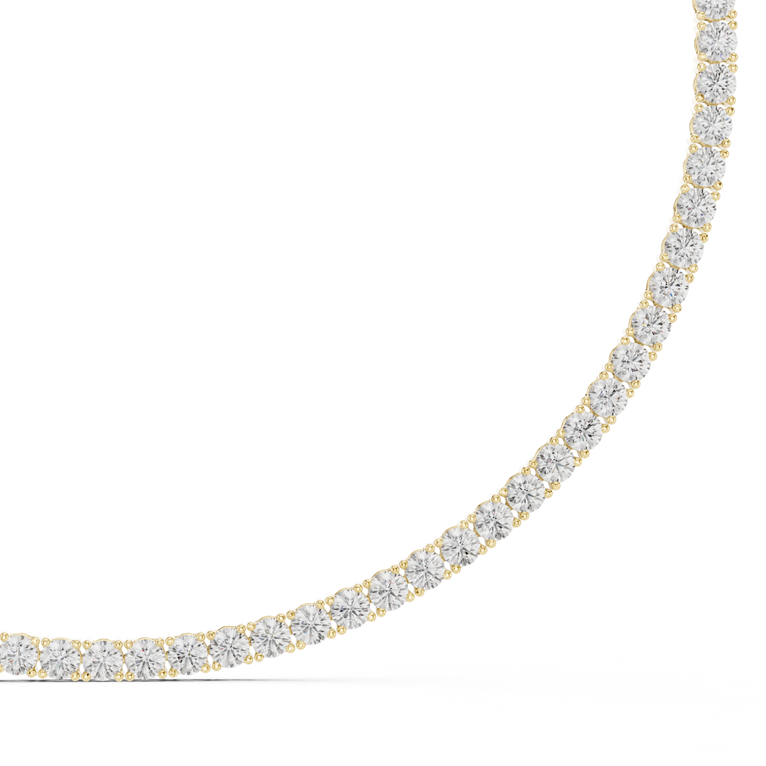 Women’s Luxury Diamond Tennis Necklace in White Gold Timeless Fine Jewelry Collection