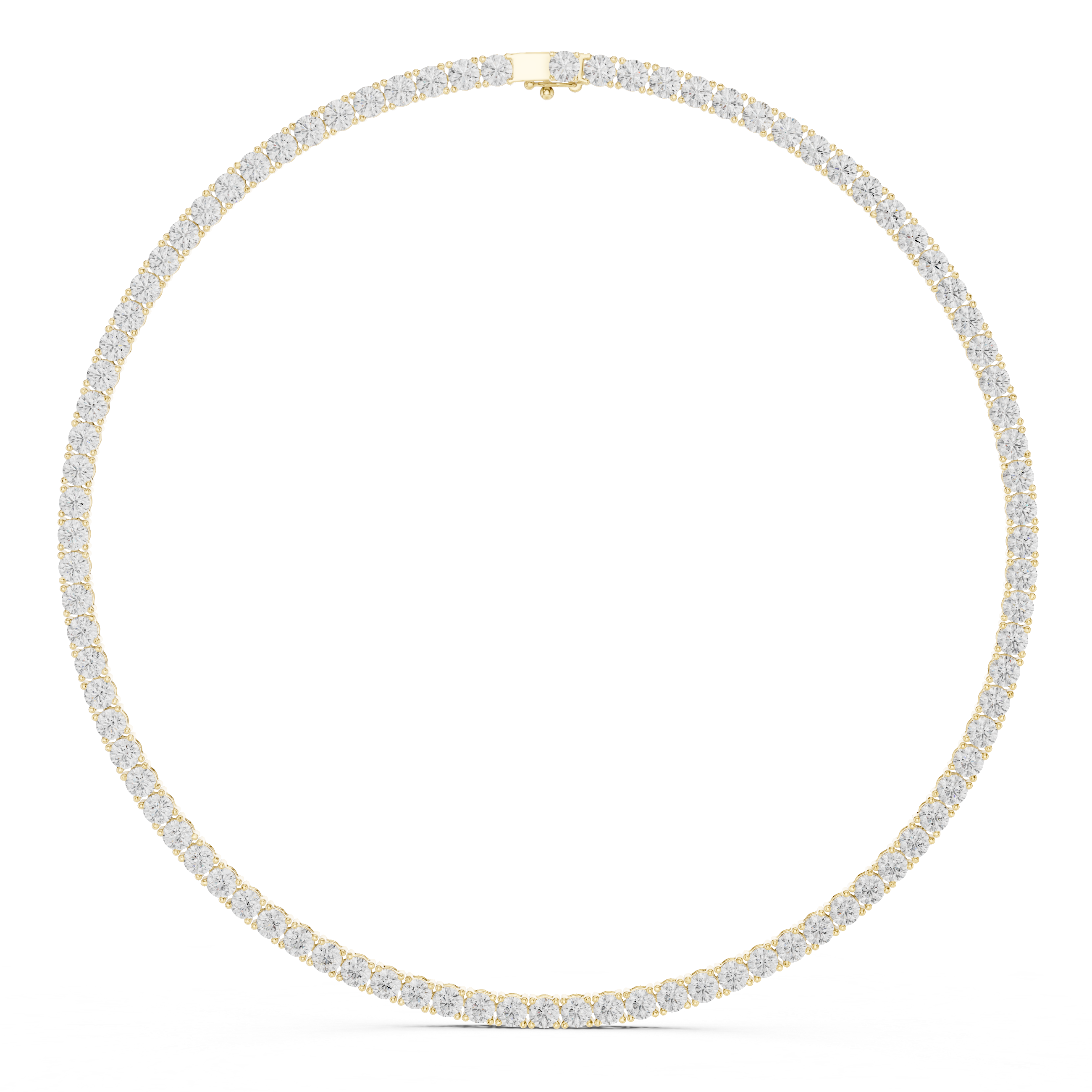 Women’s Luxury Diamond Tennis Necklace in White Gold Timeless Fine Jewelry Collection