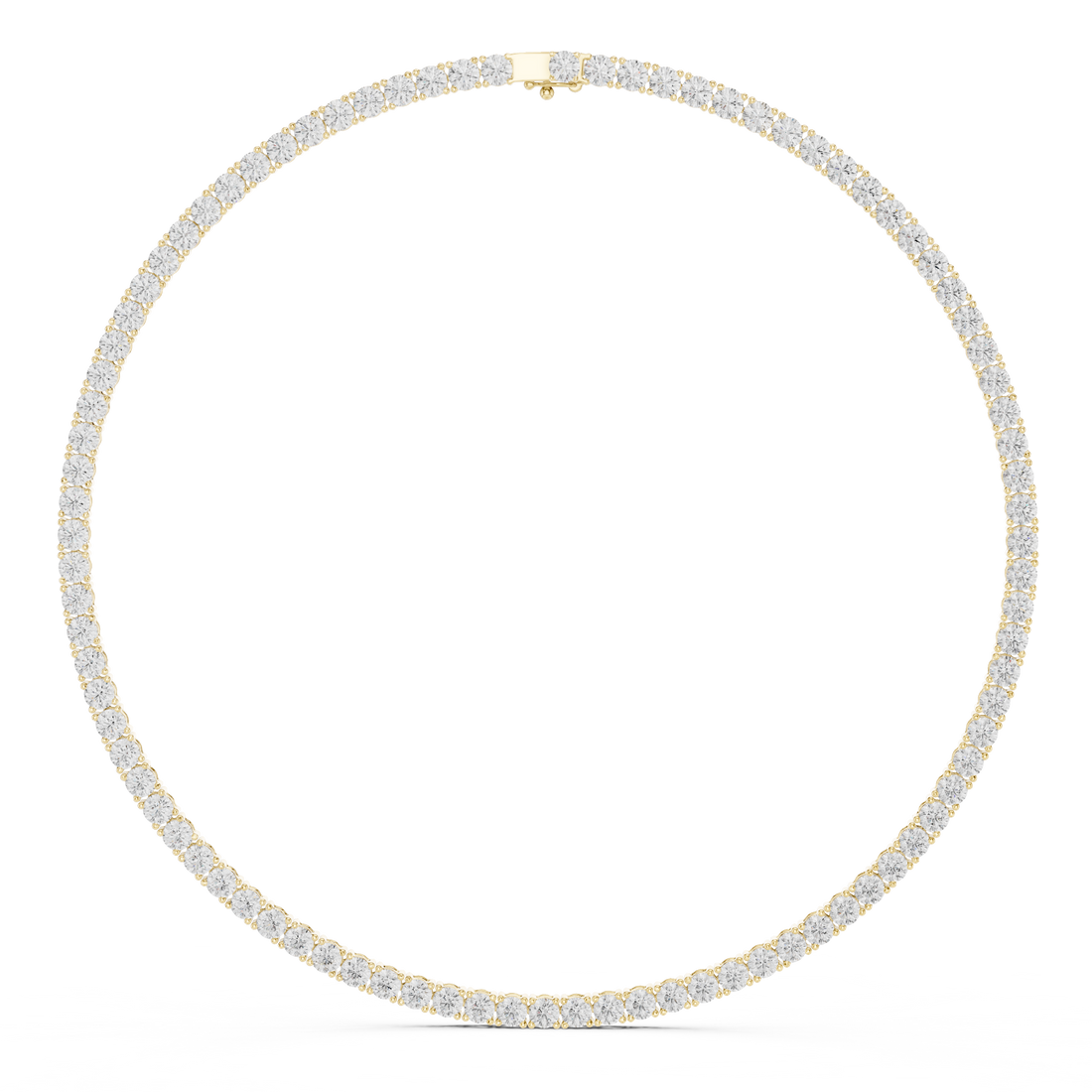 Women’s Luxury Diamond Tennis Necklace in White Gold Timeless Fine Jewelry Collection
