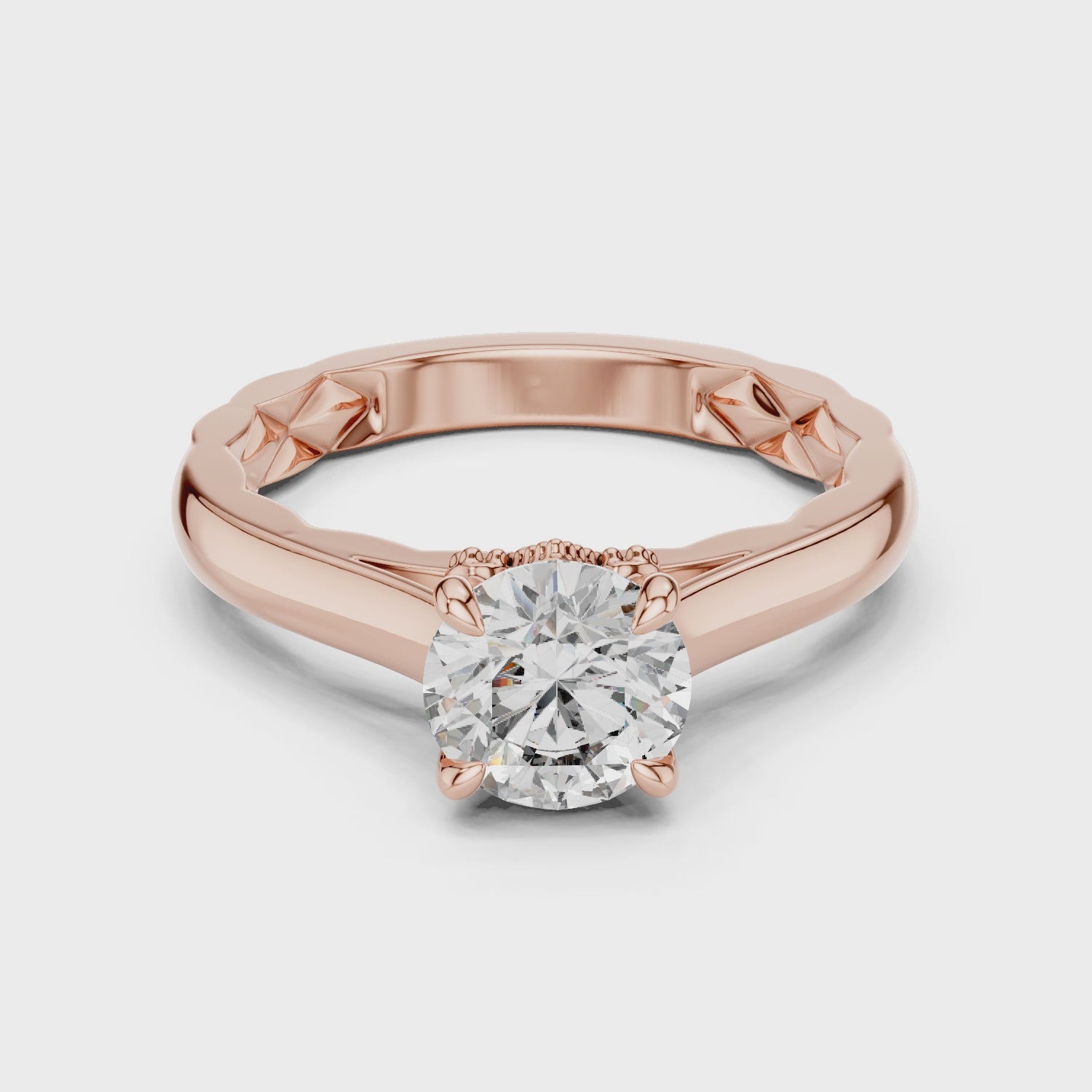 Brilliant Cut Diamond Solitaire Ring
