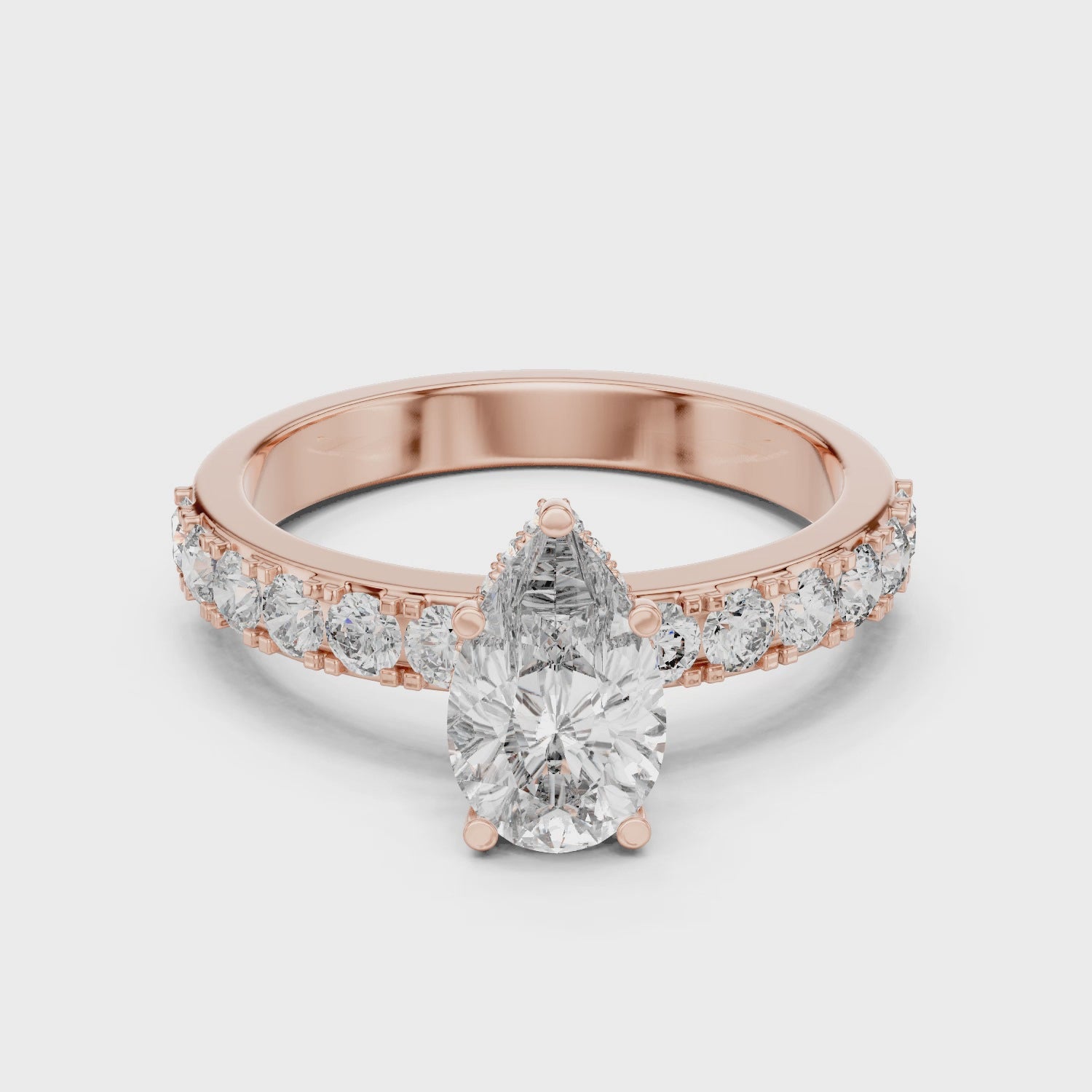 Beautiful Solitaire Ring with Dazzling Diamond Centerpiece