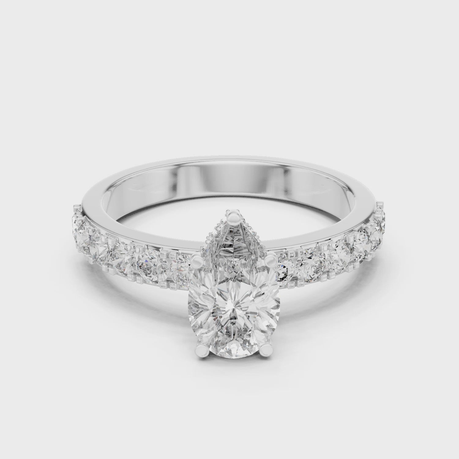 Beautiful Solitaire Ring with Dazzling Diamond Centerpiece